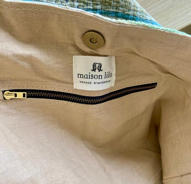 Sac cabas Ibiza brodé Suzani #4 - pièce unique