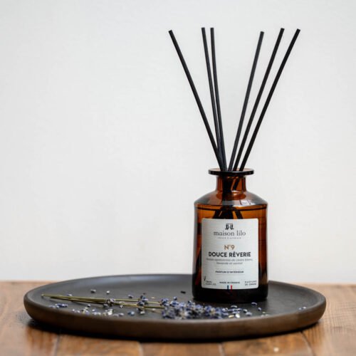 Parfum d'ambiance tiges de rotin N°9 Douce rêverie - 180 ml