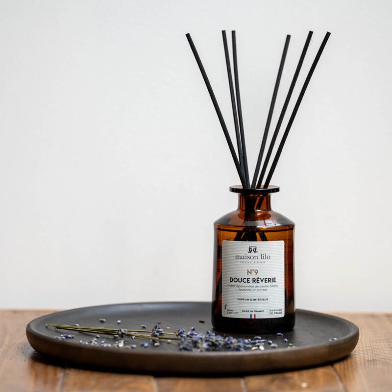 Parfum d'ambiance tiges de rotin N°9 Douce rêverie - 180 ml
