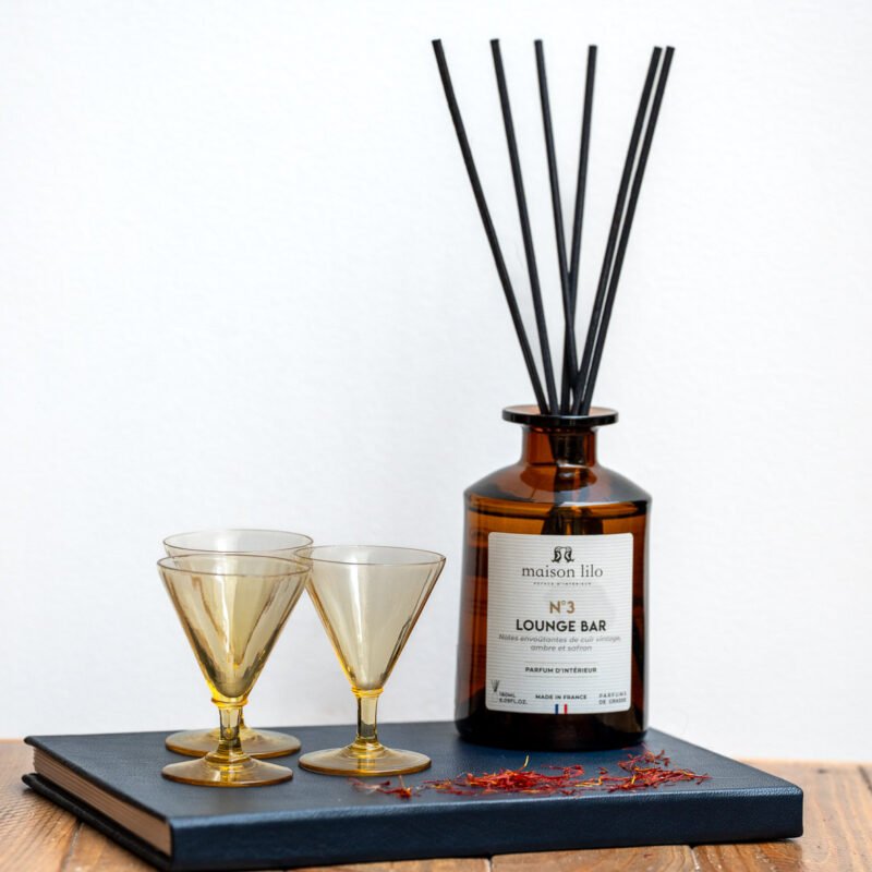 DSC06038-1 Parfum d'ambiance tiges de rotin N°3 Lounge Bar- 180 ml