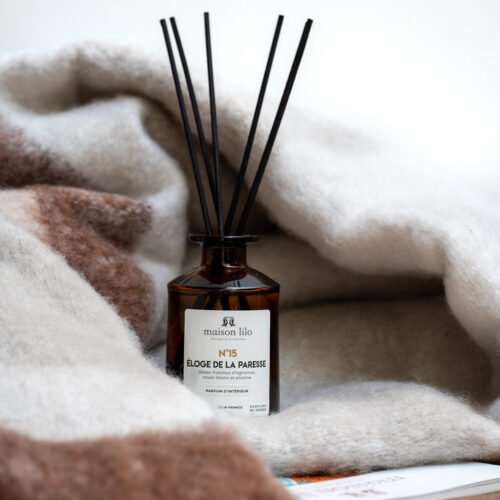 Parfum d'ambiance tiges de rotin N°15 Eloge de la paresse- 180 ml