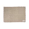 Lot de 2 Sets de table Bloom lin/tommette imprimés au tampon de bois